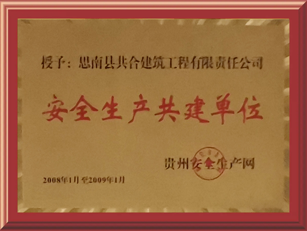 安全生產(chǎn)共建單位